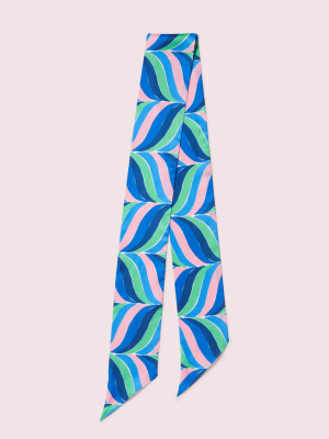 Ocean Dive Skinny Scarf