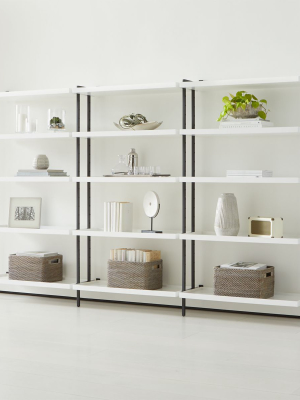 Flex Modular Triple 36" 5-shelf Bookcase