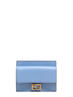 Fendi Ff Motif Embossed Cardholder