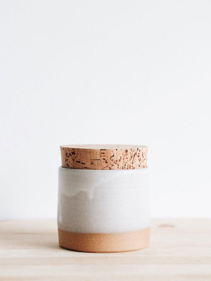 Ceramic Utility Jar With Cork