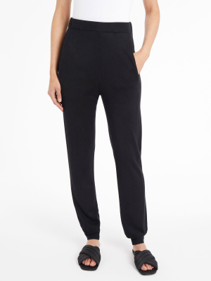 Knit Jogger Pant, Black