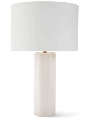 Stella Table Lamp, Alabaster