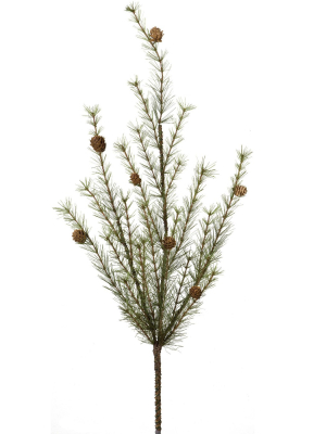 Sullivans Artificial Pine With Cones Spray 38"h Green