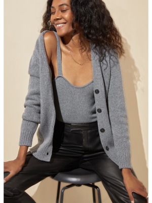 Propst Round-sleeve Cardigan