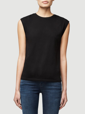 Le Mid Rise Muscle Tee -- Noir