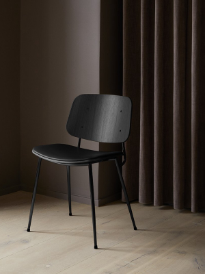 Soborg Chair - Steel Frame, Seat Upholstered