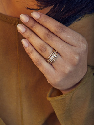 Linear Five Stone Pave Band