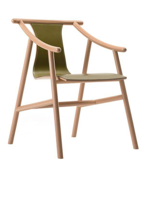 Magistretti 03 01 Bentwood Chair (hide Version) By Gtv