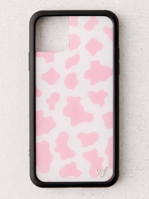 Wildflower Pink Moo Iphone Case