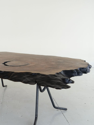 De Jong & Co Claro Walnut Slab Table