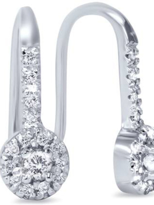 Pompeii3 1/4ct Diamond Earrings White Gold