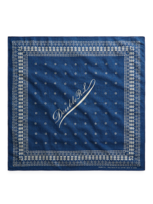 Logo-print Cotton Bandanna