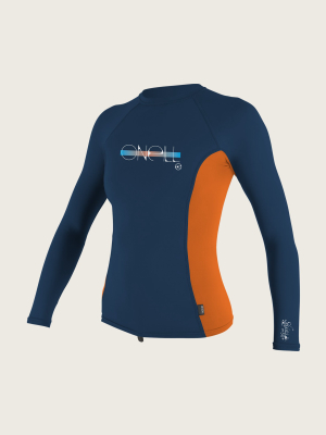 Girl's Premium Skins L/s Rash Guard