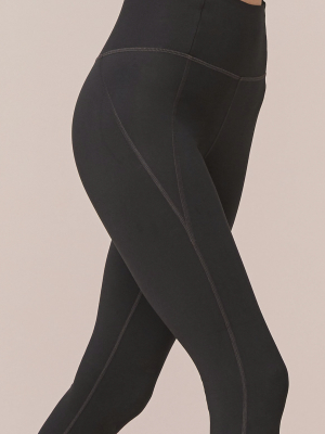 Girlfriend Collective Compressive High-rise Legging (28.5") Black