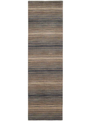 Himalaya Gray/taupe Runner Rug