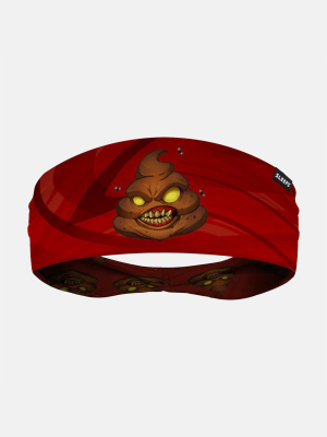 Angry Poop Toxic Emoticon Headband