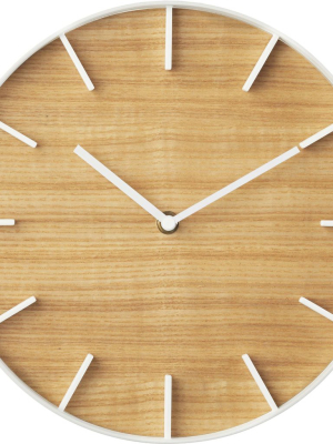 Rin Wall Clock In Various Colors And Finishes
