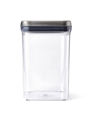 Oxo 4qt Steel Pop Container Big Square