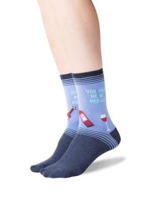 Women's You Had Me At Merlot Socks