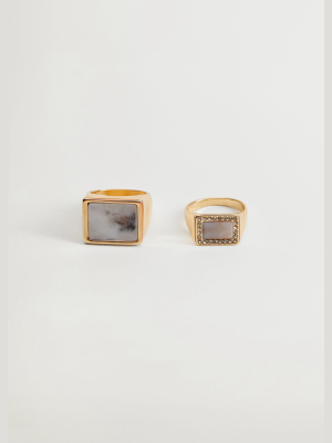 Squared Ring Set