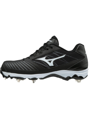 Mizuno 9-spike Advanced Sweep 4 Low Womens Metal Softball Cleat Womens Size 8 In Color Black-white (9000)
