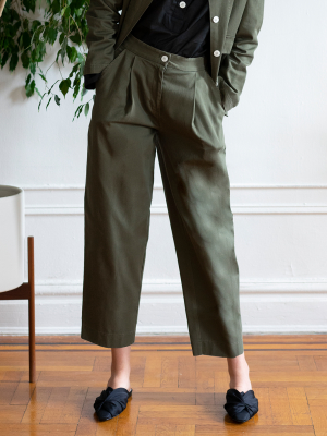 Green Margo Pants