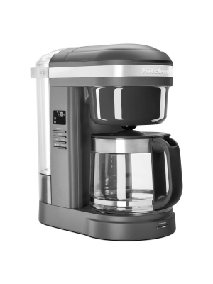 Kitchenaid 12-cup Coffee Maker With Spiral Showerhead - Matte Gray - Kcm1208dg