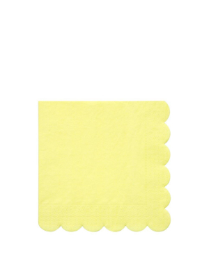 Pale Yellow Large Napkins