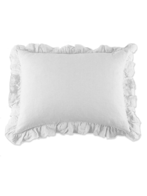 Pom Pom At Home Charlie Big Pillow - White