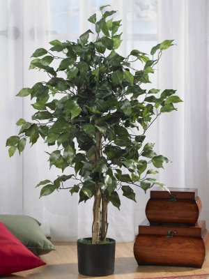 Nearly Natural 3' Ficus Silk Tree