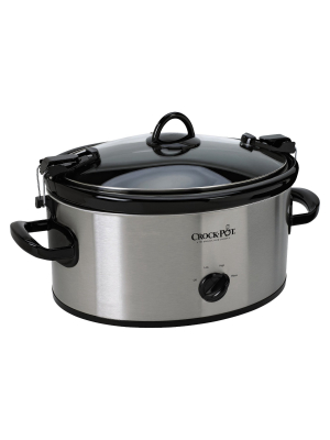 Crock-pot 6 Qt. Cook & Carry Slow Cooker - Silver Sccpvl600-s