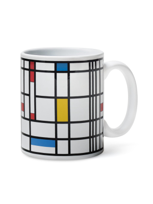 Mondrian Color Changing Mug (set Of 2)