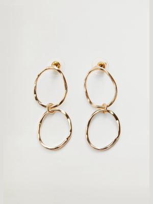 Hoop Pendant Earrings