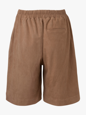 Dianthu Vegan Suede Shorts