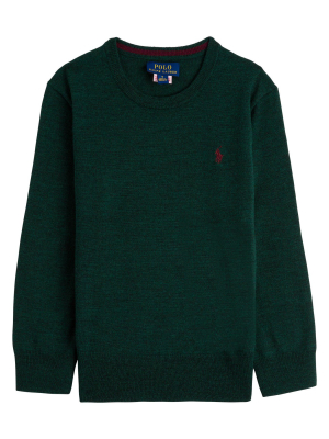 Polo Ralph Lauren Logo Embroidered Jumper