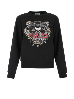 Kenzo Tiger Embroidered Crewneck Sweatshirt