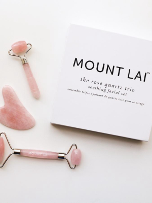 Mount Lai The Rose Quartz Trio Soothing Facial Set