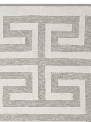 Perennials® Greek Key Indoor/outdoor Rug, Grey