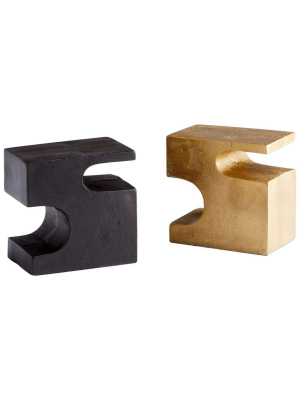 Two-piece Bookends