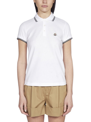 Moncler Logo Patch Polo Shirt