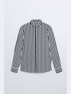 Striped Stretch Shirt