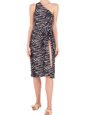 Zebra Pareo Skirt