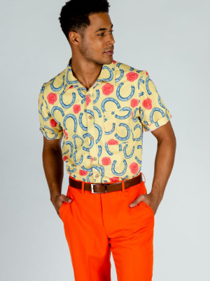 The Derby Delight | Horseshoe Hawaiian Shirt