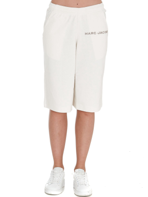 Marc Jacobs Logo Embroidered Shorts