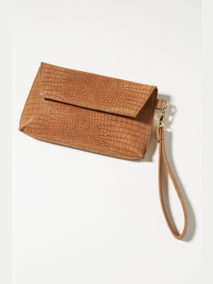 Llani Stanley Suede Wristlet