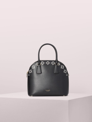 Sylvia Perforated Large Satchel