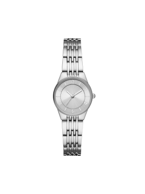 Women's Slim Bracelet Watch - A New Day™ Silver