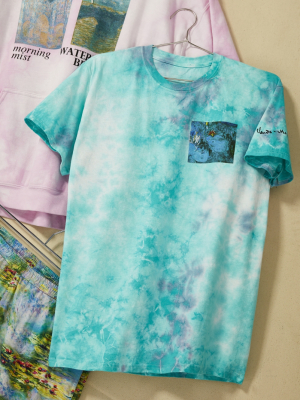 Monet Water Lilies Tie-dye Tee