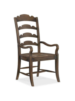 Twin Sisters Ladderback Arm Chair