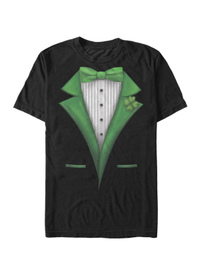 Men's Lost Gods St. Patrick's Day Tuxedo Fancy Costume Tee T-shirt